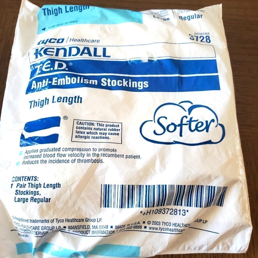 Tyco Kendall T.E.D. Thigh length Anti-Embolism stockings